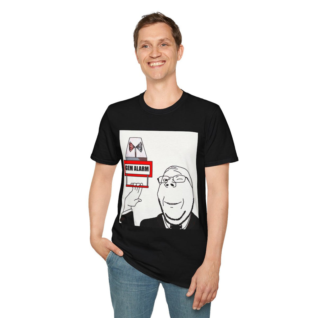 X Gem Alarm Chud Funny Meme Graphic Tee