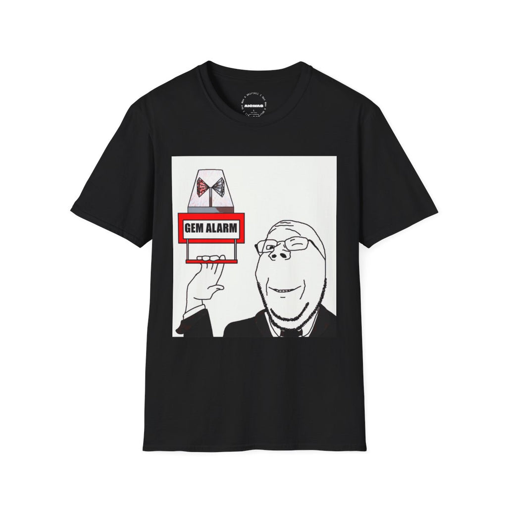 X Gem Alarm Chud Funny Meme Graphic Tee