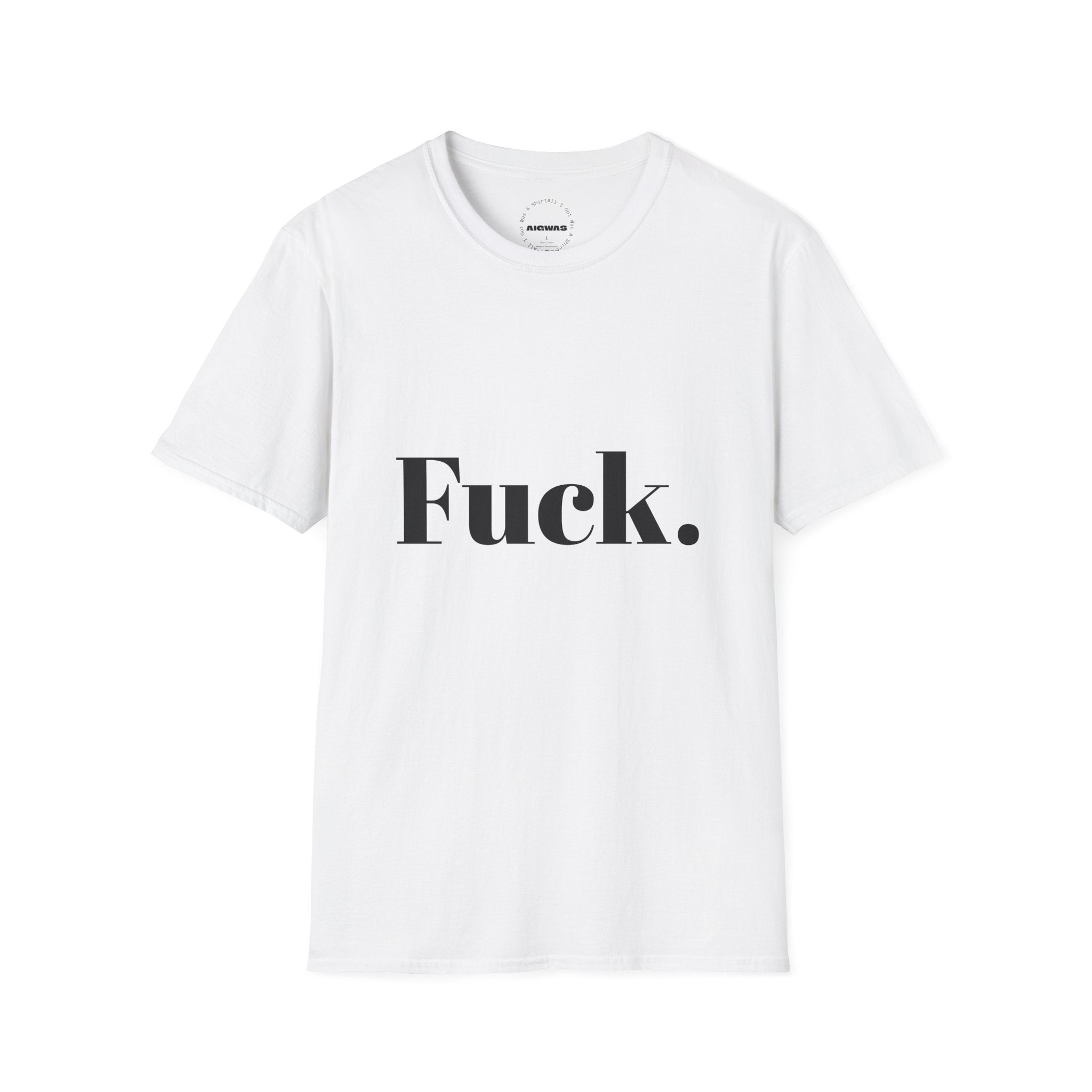 X 'Fuck.' - Minimal Graphic Tee Statement