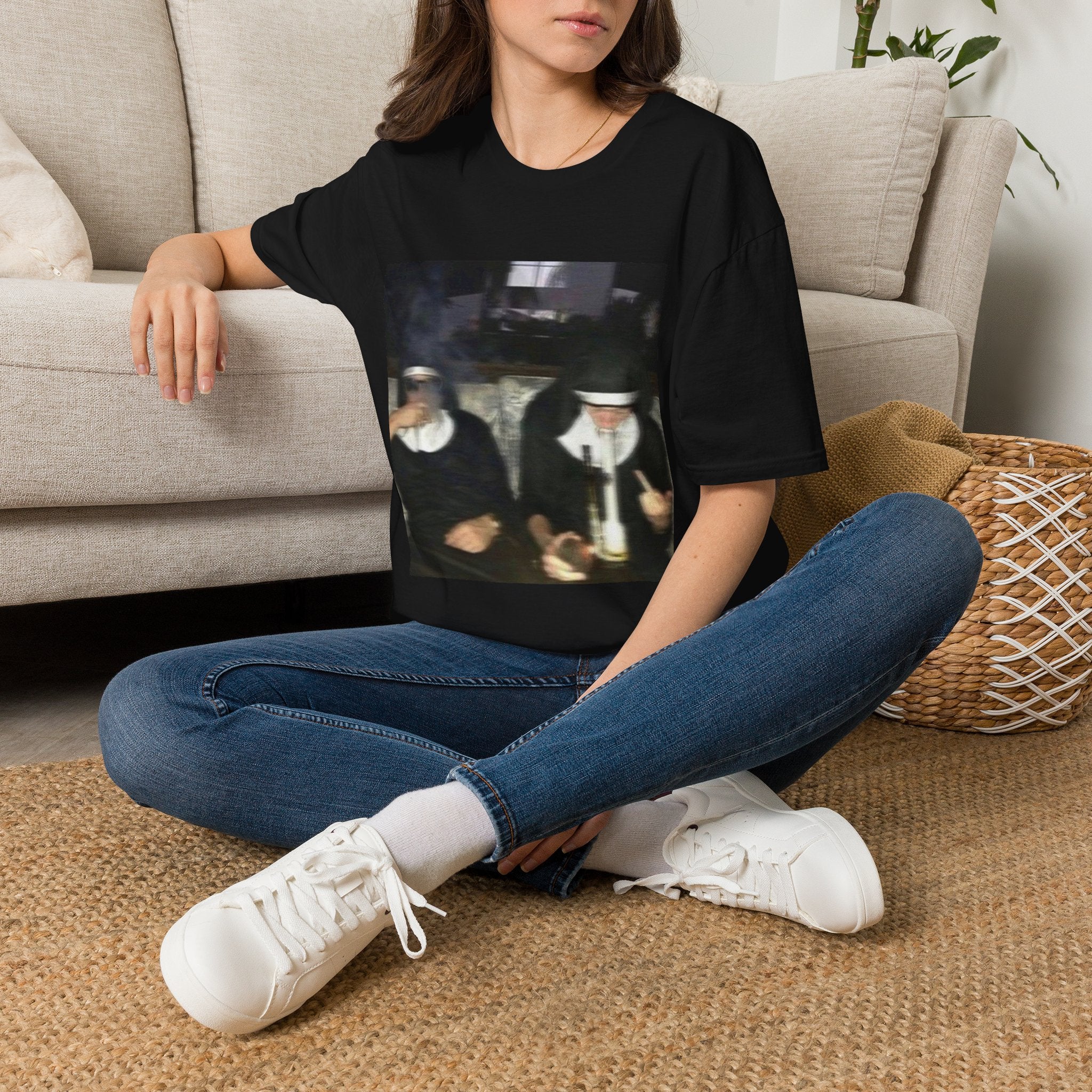 Nuns Smoking - T-shirt